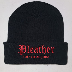 Pleather Vegan Jerky Winter Hat