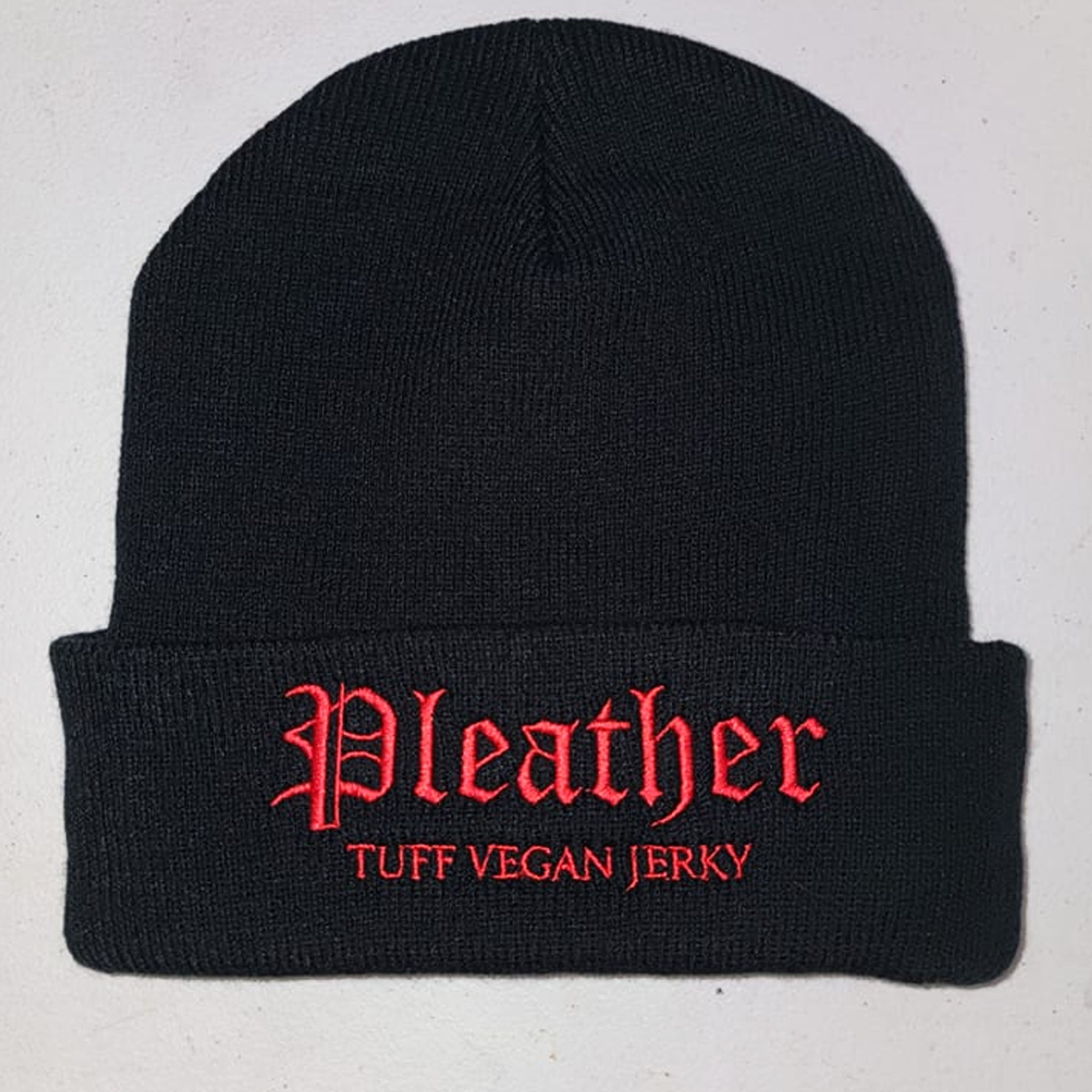 Pleather Vegan Jerky Winter Hat