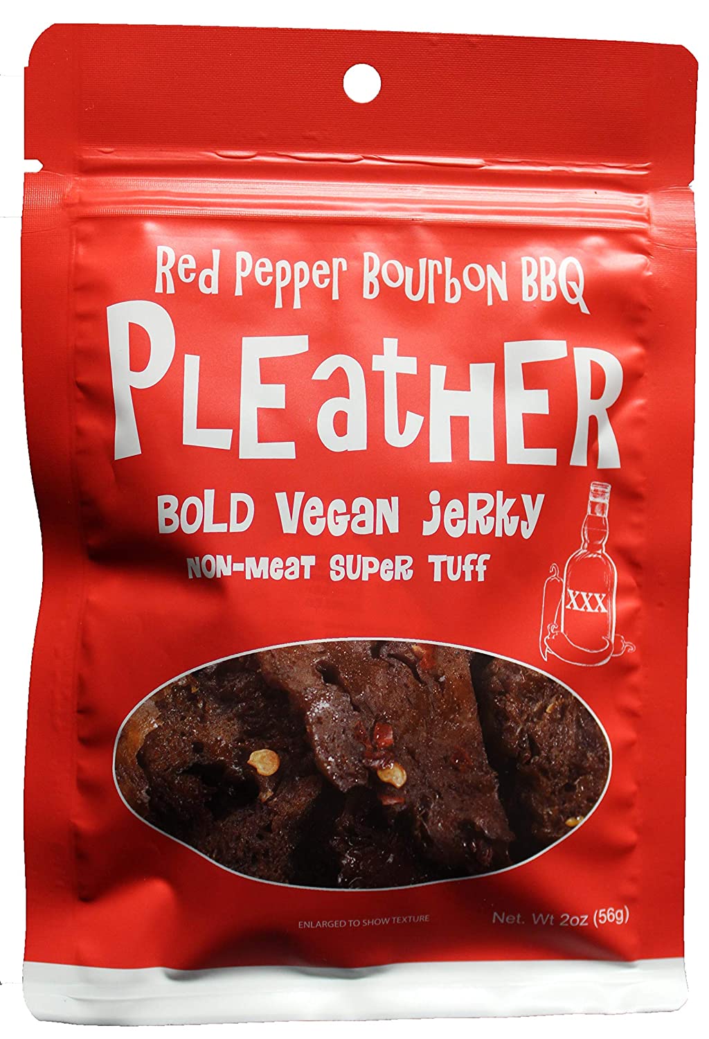 Red Pepper Bourbon BBQ Vegan Jerky